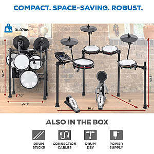 Alesis Nitro Max Kit Electric Drum Set 